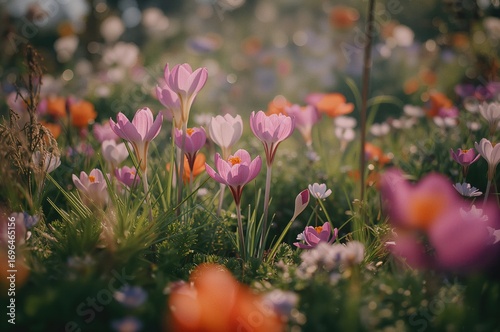 Spring Garden Filled With B...