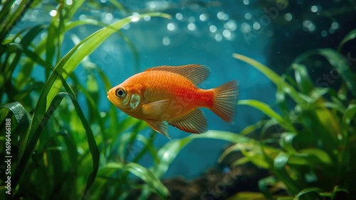 Red Honey Dwarf Gourami (Co...