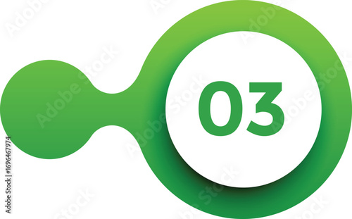 vector illustration of number style