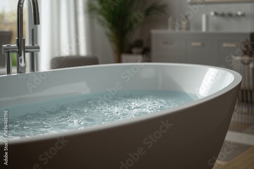 Modern bathroom layout show...