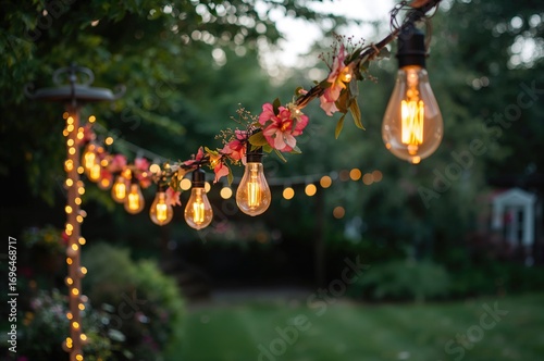 Vintage outdoor string ligh...