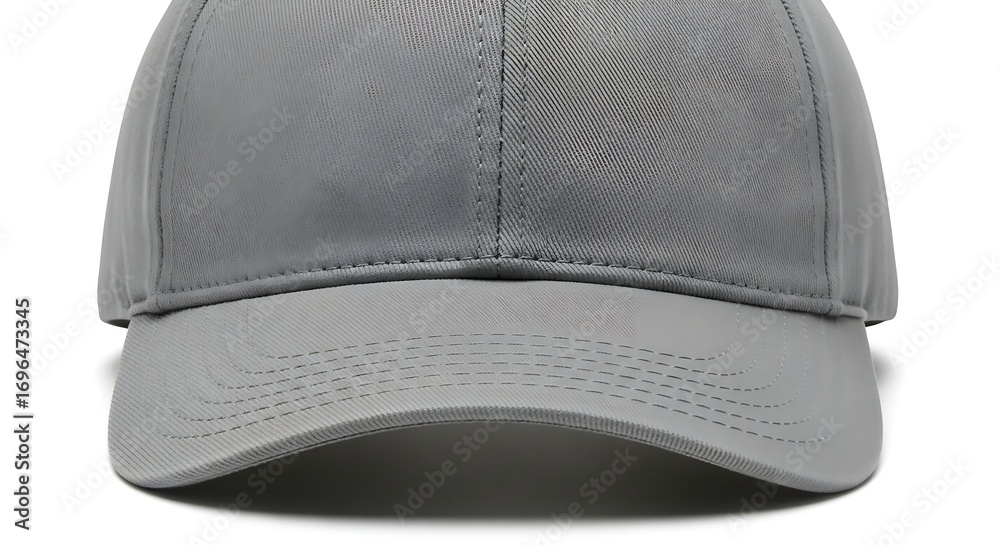 Naklejka premium Close-up Baseball Hat Mockup – Realistic Cap PSD Template