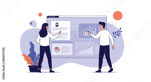 Business analytics and data visualization for strategic decision making in a digital marketing context