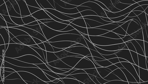 Abstract Wavy Lines Background.