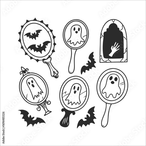 Halloween element set	

