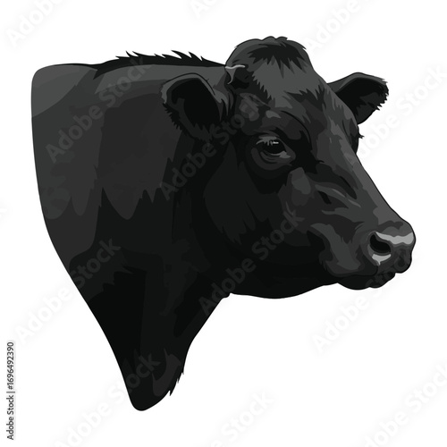 portrait of a cow