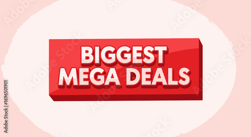 eye-catching promotional graphic highlighting unprecedented mega sale discounts and deals for