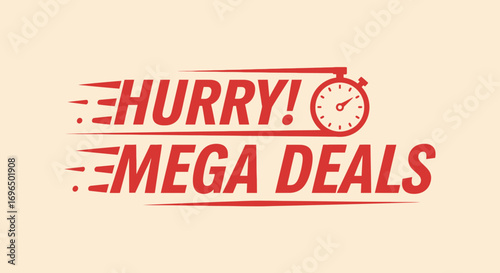 Urgent Sale Promotion Emphasizing Speed and Large Discounts for Consumers