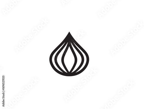 Modern Agricultural Seed Counter Icon in Minimal Clean Line Vector Illustration