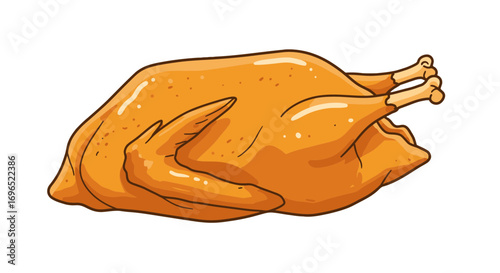 Roasted poultry thanksgiving dinner holiday food celebration delicious meal family feast festive gathering on transparent background