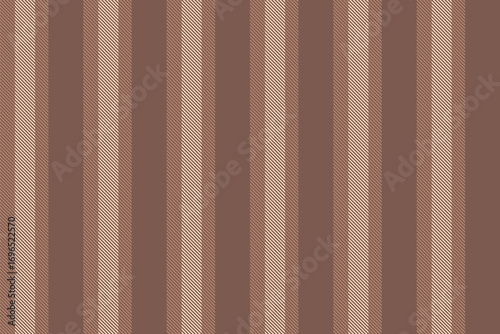 Pustomize pattern texture seamless, fold background stripe vertical. Colk vector fabric lines textile in red and orange colors.