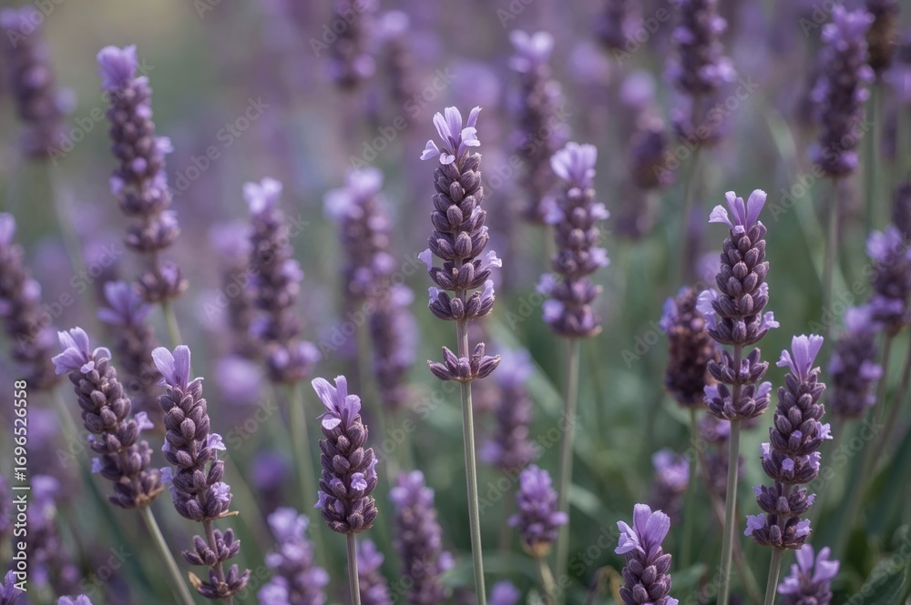Obraz premium Close-up of blooming lavender flowers