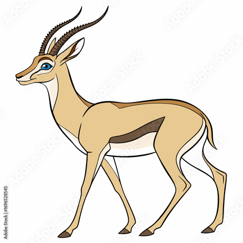 Illustration of a gazelle
