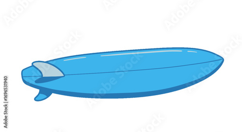 Cartoon surfboard summer ocean sport surfing sea wave rider beach vacation water activity fun leisure on transparent background