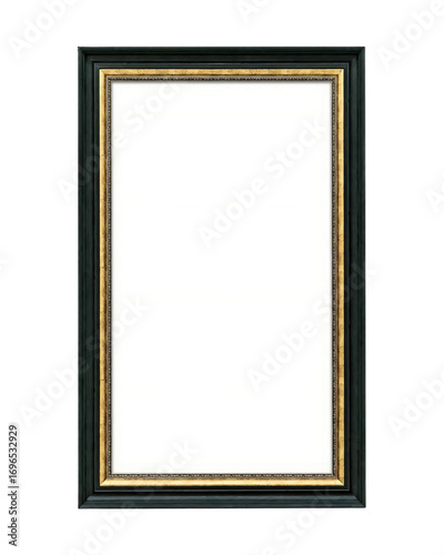 Black and gold picture frame
