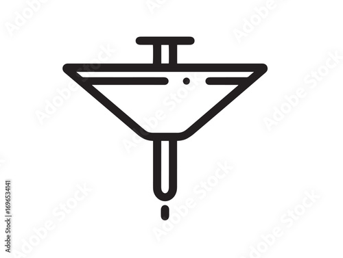 Stylish Seed Planter Tool Icon in Professional Clean Vector Illustration Design