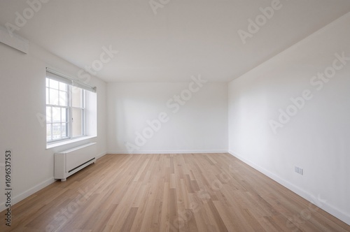 Inside an empty unfurnished flat