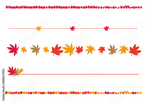 紅葉のラインセット