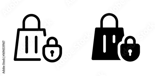 Shopping Basket and Protection icon