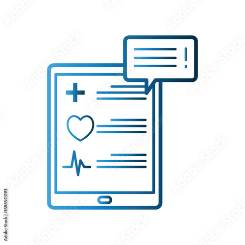 Medical Report icon template