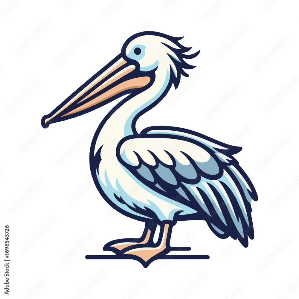 Fototapeta premium pelican illustration design