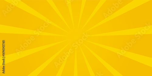Abstract orange comic background. Art pop cartoon backdrop. Halftone effect pattern. Fun anime texture. Starburst manga style bg. Mark popart radial gradient. Spiral, swirl, comic rays.