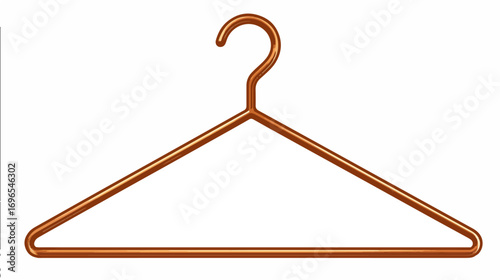 Copper clothes hanger