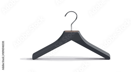 Dark gray coat hanger