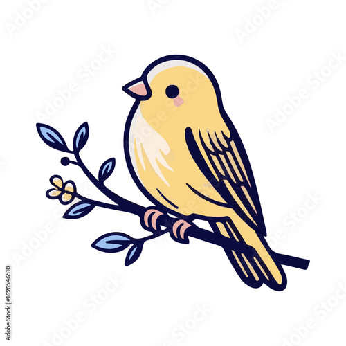canary illustration design