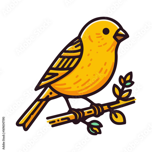 canary illustration design