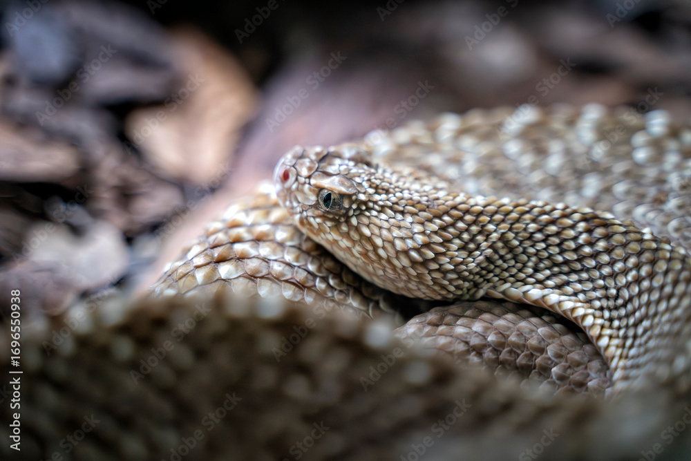 Fototapeta premium Crotalus vegrandis, Cascabel de las cañas.