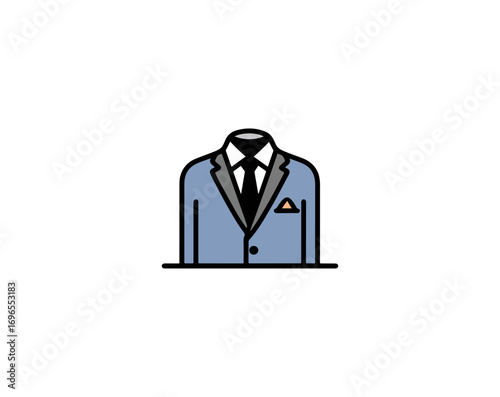 Formal suit illustration