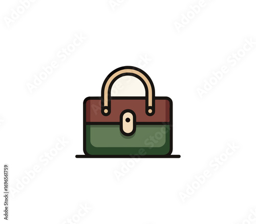Stylish handbag icon