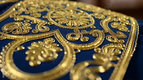 gold jewelry on the table