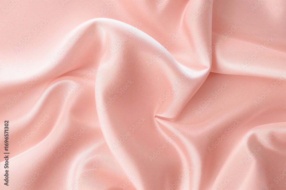 Obraz premium Sophisticated backdrop featuring soft pastel hues on smooth silk material, perfect for creative designs