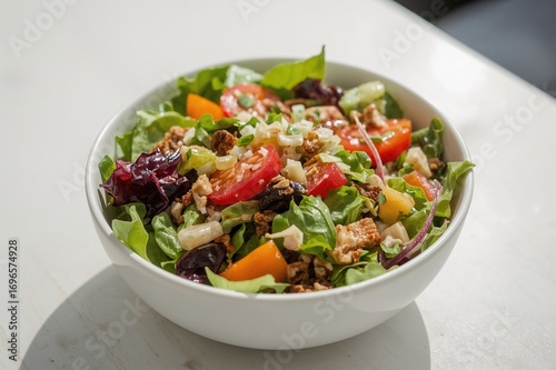 Nutritious vegetable salad for midday meal