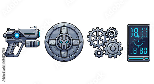 Steampunk Arsenal: Weaponry, Defense, and Tech Components for the Future