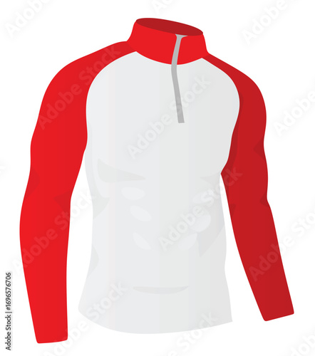 Two colors t shirt. vector	