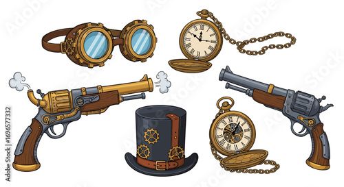 Steampunk Collection: Goggles, Guns, Timepieces and Hats for the Adventurer