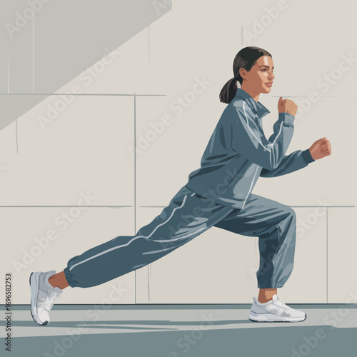 Warm up to relax the legs 