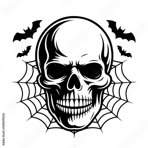 Halloween vector designs, Halloween skull vector svg files