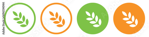 WebGluten Free Label and Icon Set – Vector Signs and Symbols for Diet, Nutrition, and Food Packaging.