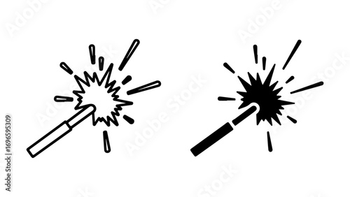 Sparkling Celebration Stick Symbol Set