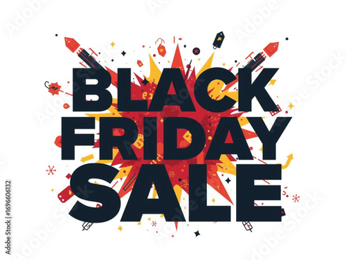 Cyber Monday & Black Friday Combo Graphic – Dual Event Sale Banner