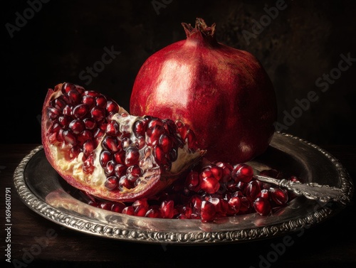 A Pomegranate Still Life That Looks Like A Dutch Masterpiece