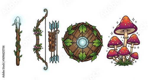 Enchanted Forest Treasures: Magical Items for Fantasy Adventure Game