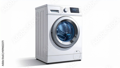 washing machine isolated on white