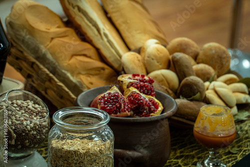 Alimentos en la mesa