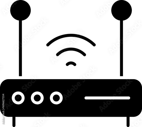 WiFi Router Icon Vector Illustration