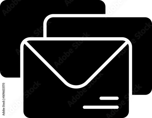 Mails Icon Vector Illustration
